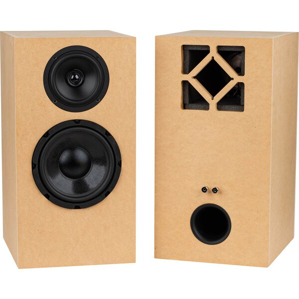 Main product image for Orian 3-way High Output Bookshelf Speaker Kit Pair With Knock Down Enclosures300-7186